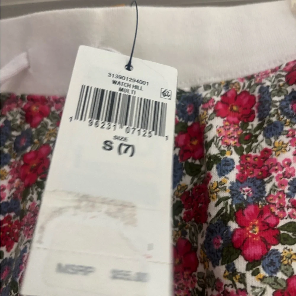 Polo Ralph Lauren Watch Hill Floral Spa Terry Cotton Girl's Short size 7 u